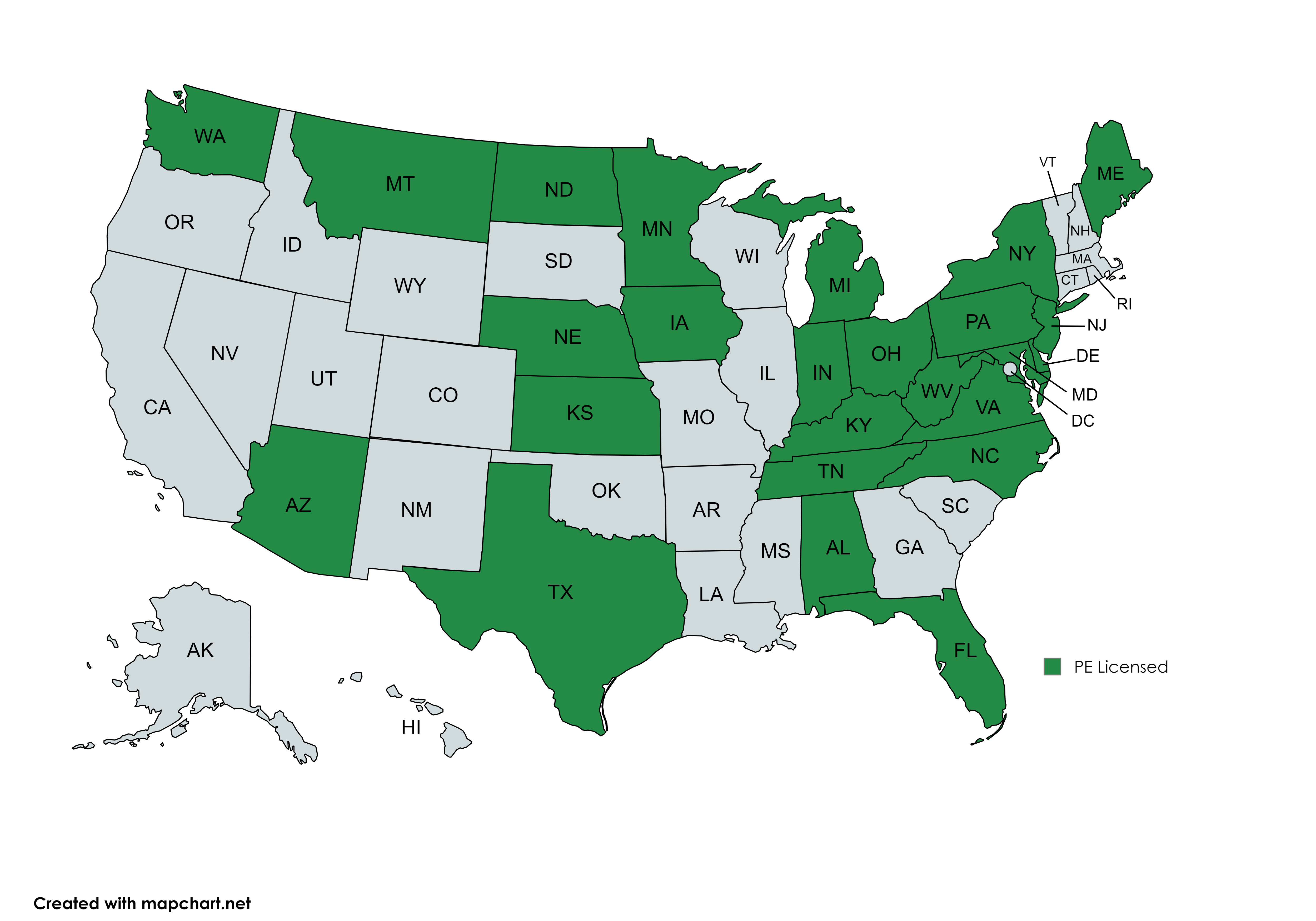 US map